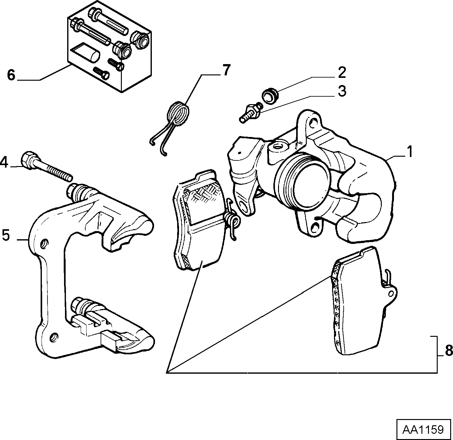 Honda 9404252328 - Тормозные колодки, дисковые, комплект autosila-amz.com