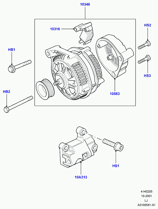 Land Rover YLE 5001 80 - Генератор autosila-amz.com