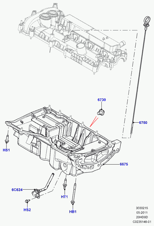 Land Rover LR 025048 - пробка поддона с уплотн. кольцом!\ Land Rover Freelander/Evoque 2.0 autosila-amz.com