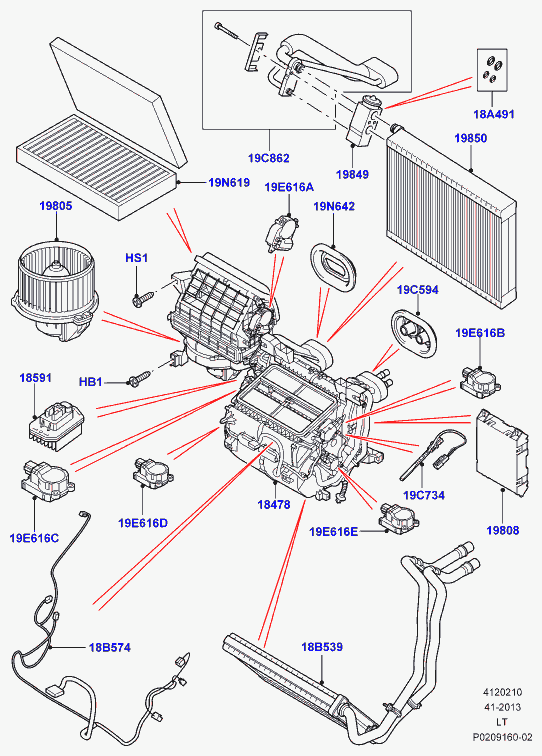 Land Rover JGC500050 - (Производитель: Land Rover) А/з_ЭЛЕКТРОВЕНТИЛЯТОР ОХЛАЖДЕНИЯ autosila-amz.com