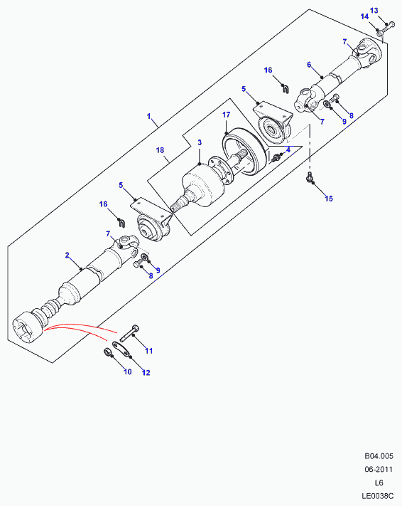 Land Rover TVF100000 - Карданный шарнир с крестовиной autosila-amz.com