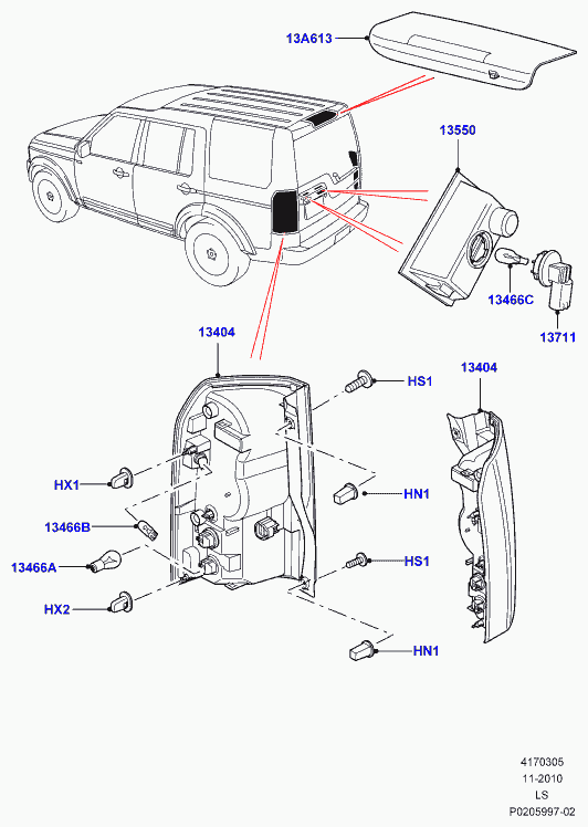 Land Rover LR000863 - (Производитель: Land Rover) ЛАМПА ОДНОКОНТАКТНАЯ P21W Ленд Ровер autosila-amz.com