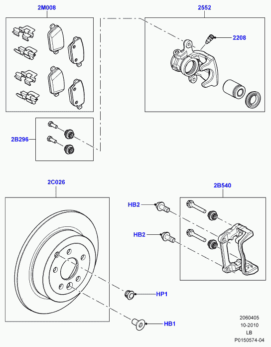 Proton LR003657 - Тормозные колодки, дисковые, комплект autosila-amz.com