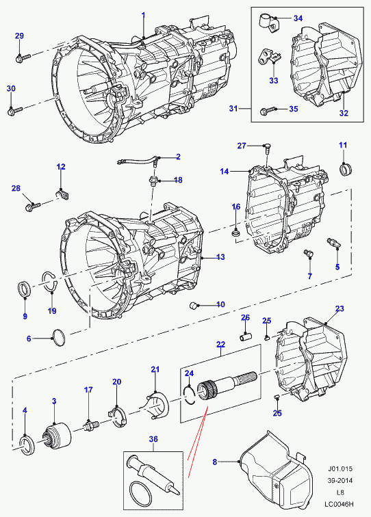 Land Rover LR005160 - деталь autosila-amz.com