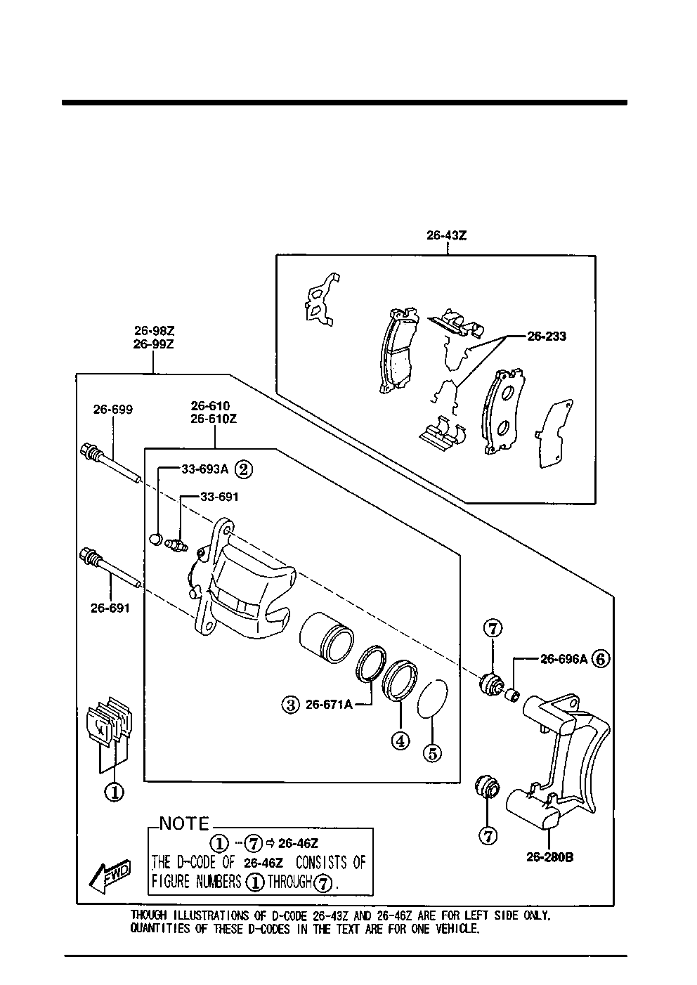 Hino TAY2-26-43Z - PAD SET,RR CALIPER autosila-amz.com