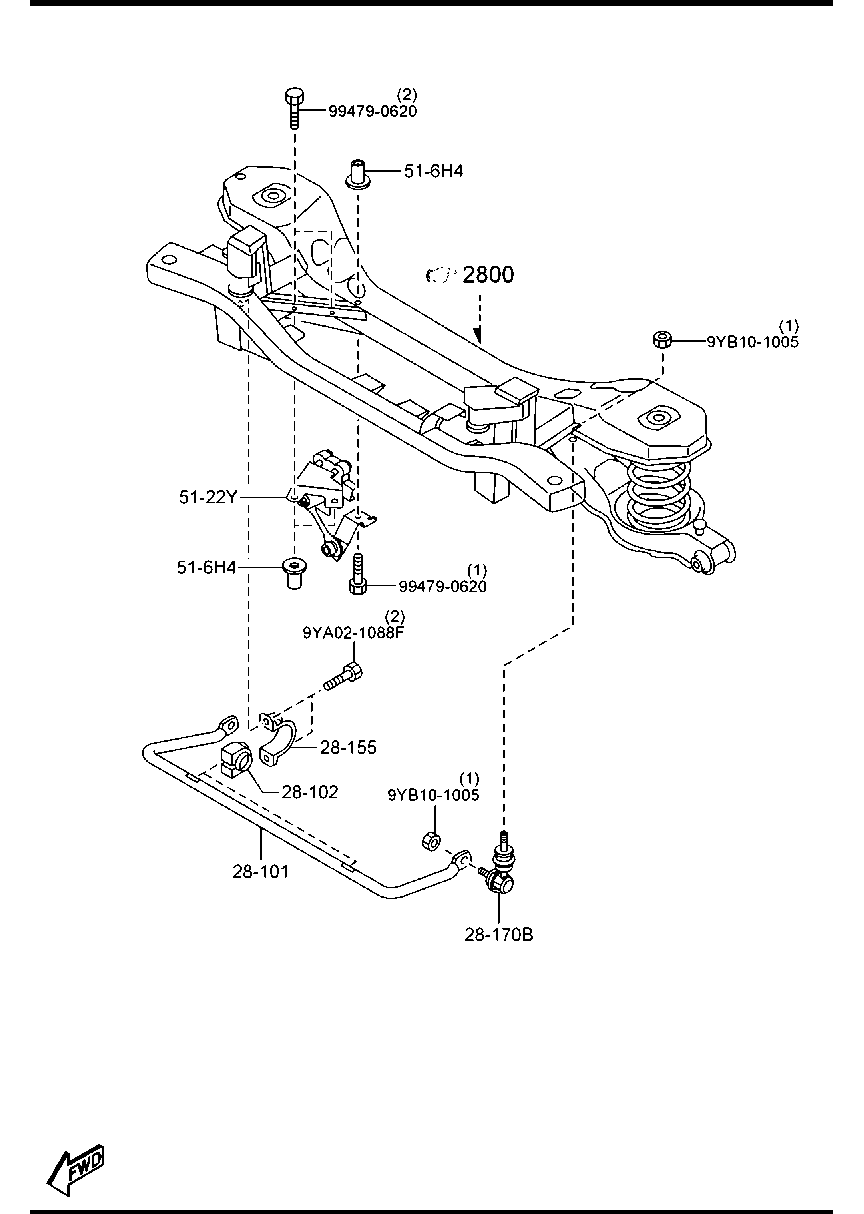 FORD BP4K-28-170G - Тяга / стойка, стабилизатор autosila-amz.com