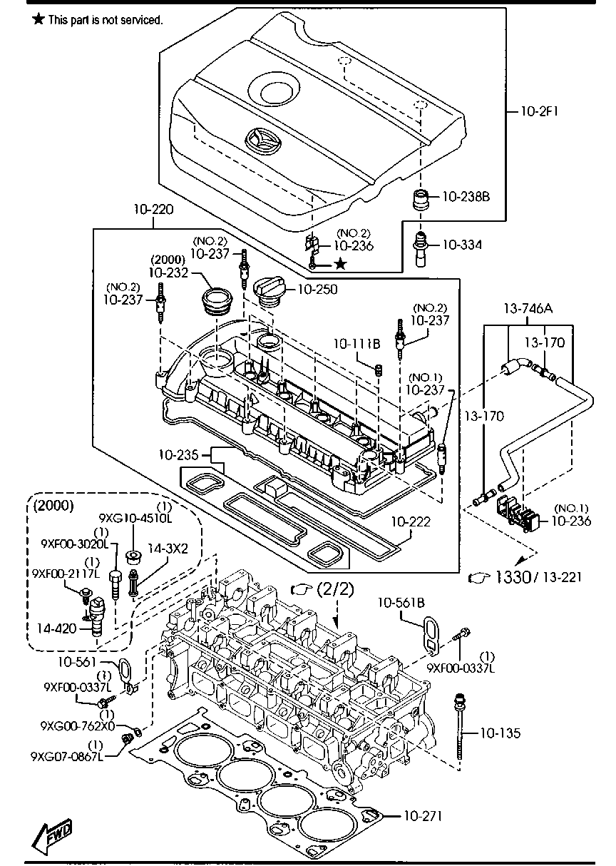 FORD L3G2-10-271A - Прокладка, головка цилиндра autosila-amz.com