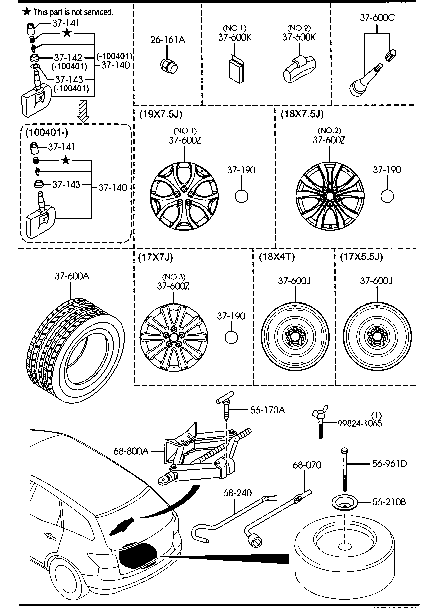 Alfa Romeo BBP3-37-140B - Датчик давления в шинах autosila-amz.com