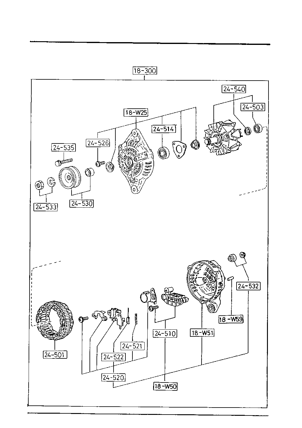 Rover F8B1-18-300C - Генератор autosila-amz.com