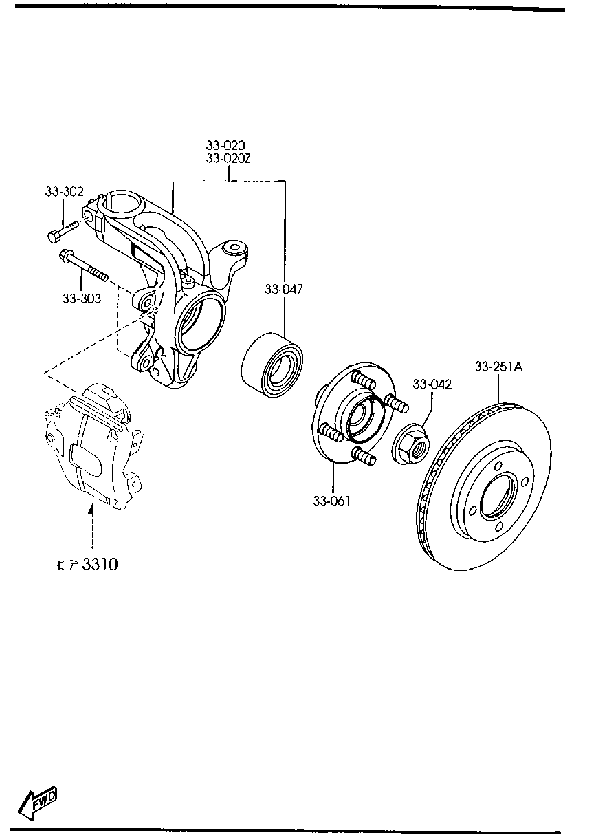 FORD DD63-33-25X - Тормозной диск autosila-amz.com