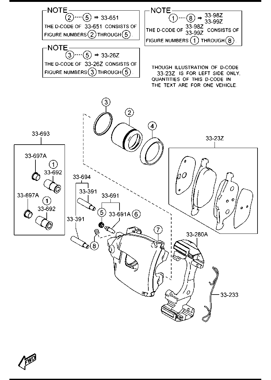 FORD BPYK-33-23ZA - Тормозные колодки, дисковые, комплект autosila-amz.com