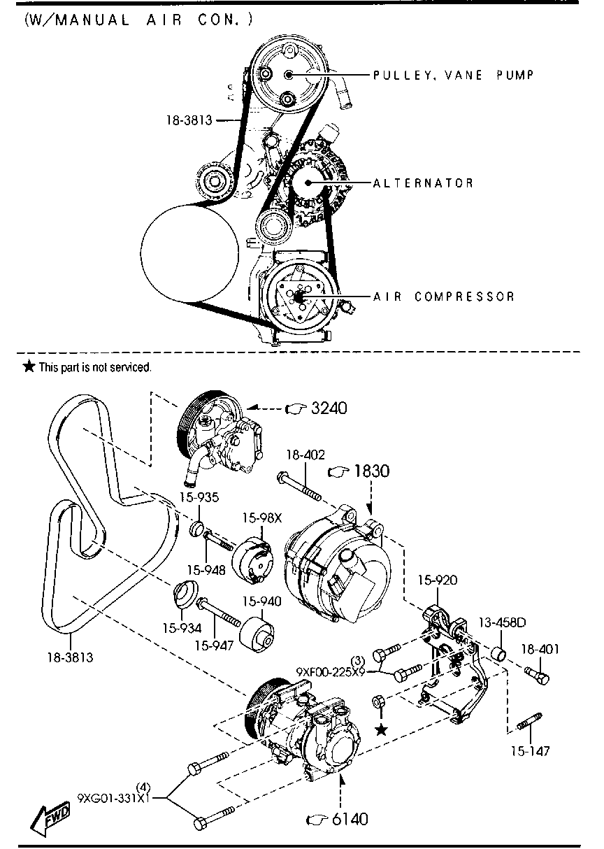 FORD Y601-15-810A - Компрессор кондиционера autosila-amz.com