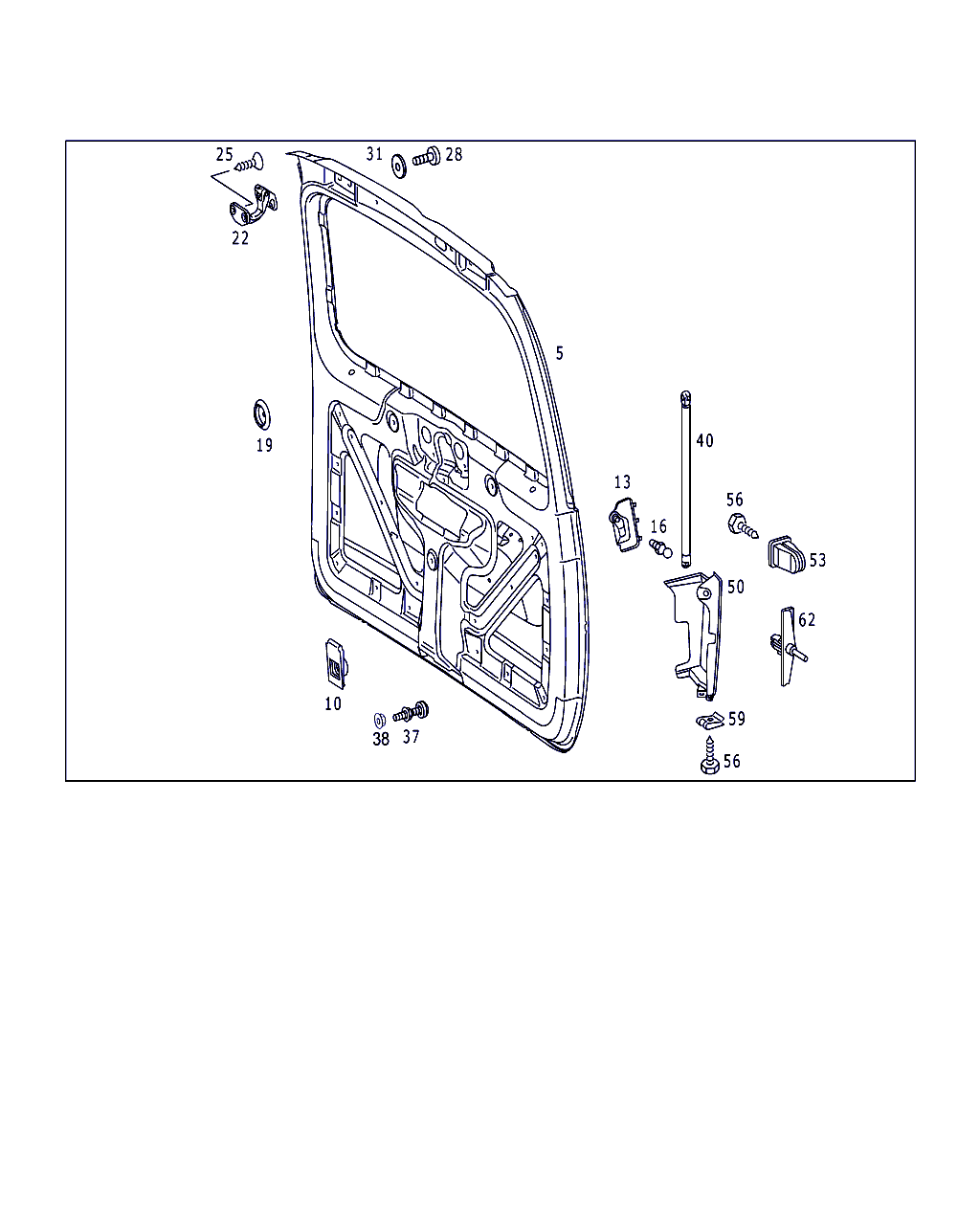 Mercedes-Benz A 414 980 00 64 - Газовая пружина, упор autosila-amz.com