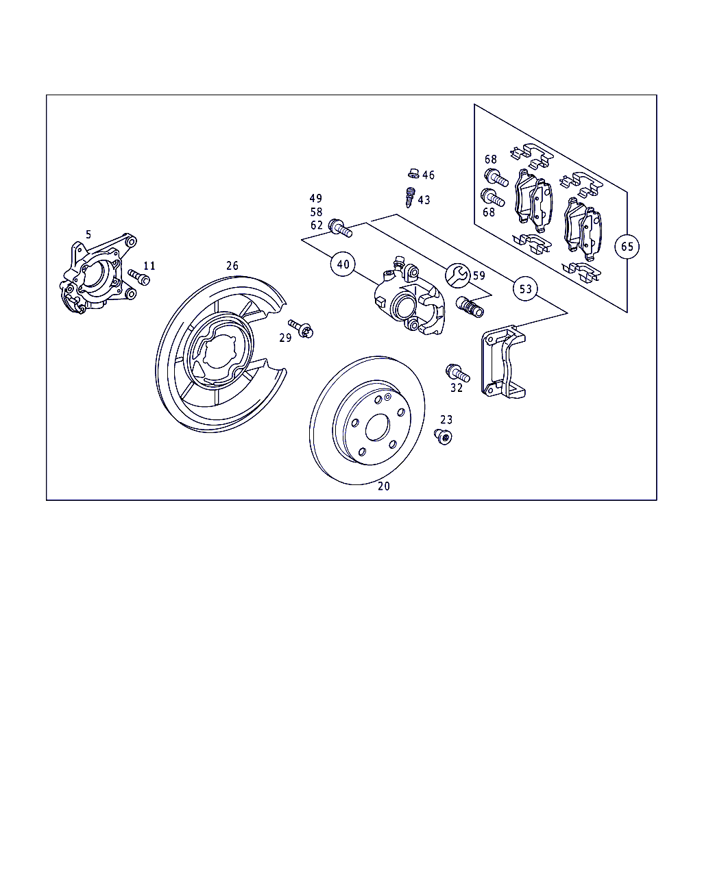 Mercedes-Benz A 414 420 01 20 - Тормозные колодки, дисковые, комплект autosila-amz.com