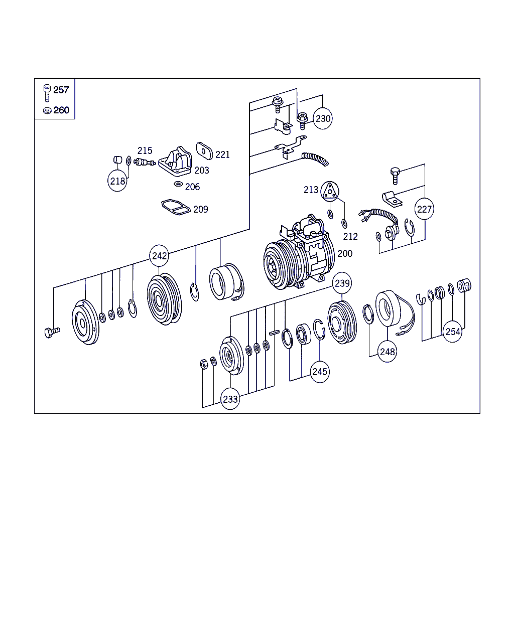 Mercedes-Benz A 000 230 00 11 - Компрессор кондиционера autosila-amz.com