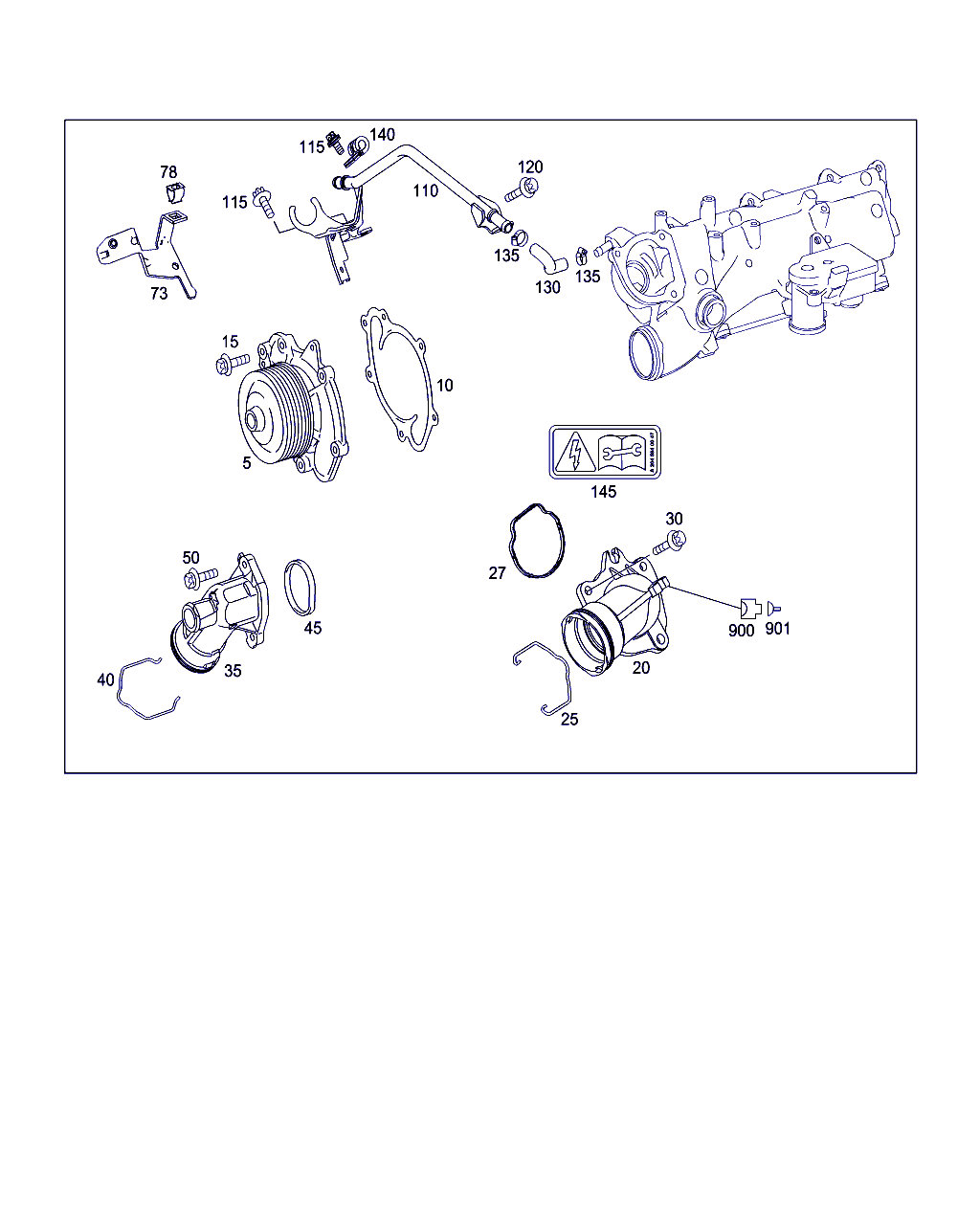 Mercedes-Benz A 642 201 00 80 - GASKET autosila-amz.com