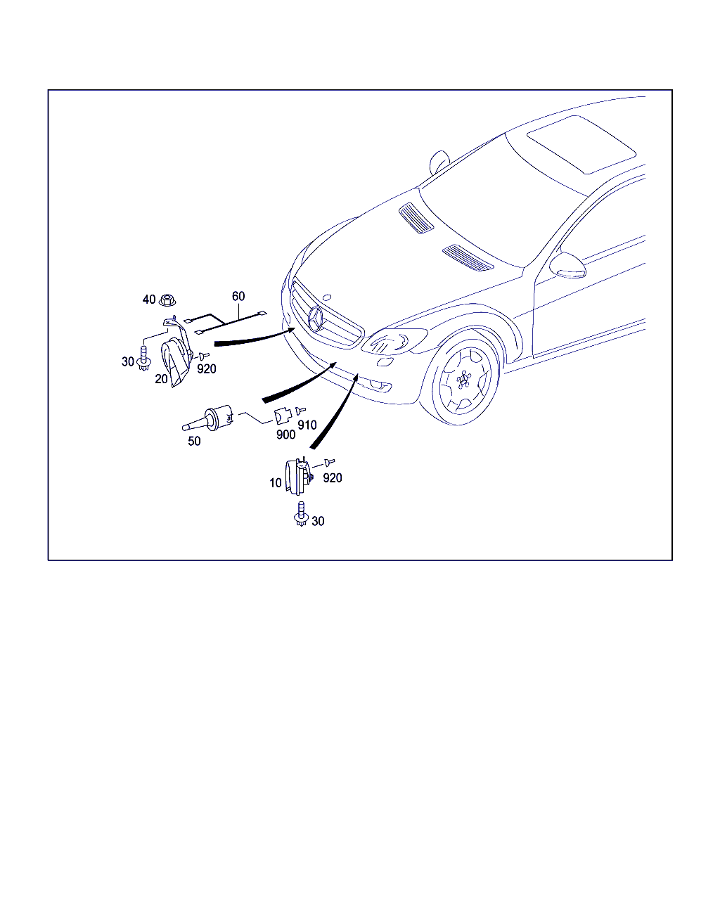 Mercedes-Benz A 005 542 75 20 - Звуковой сигнал autosila-amz.com