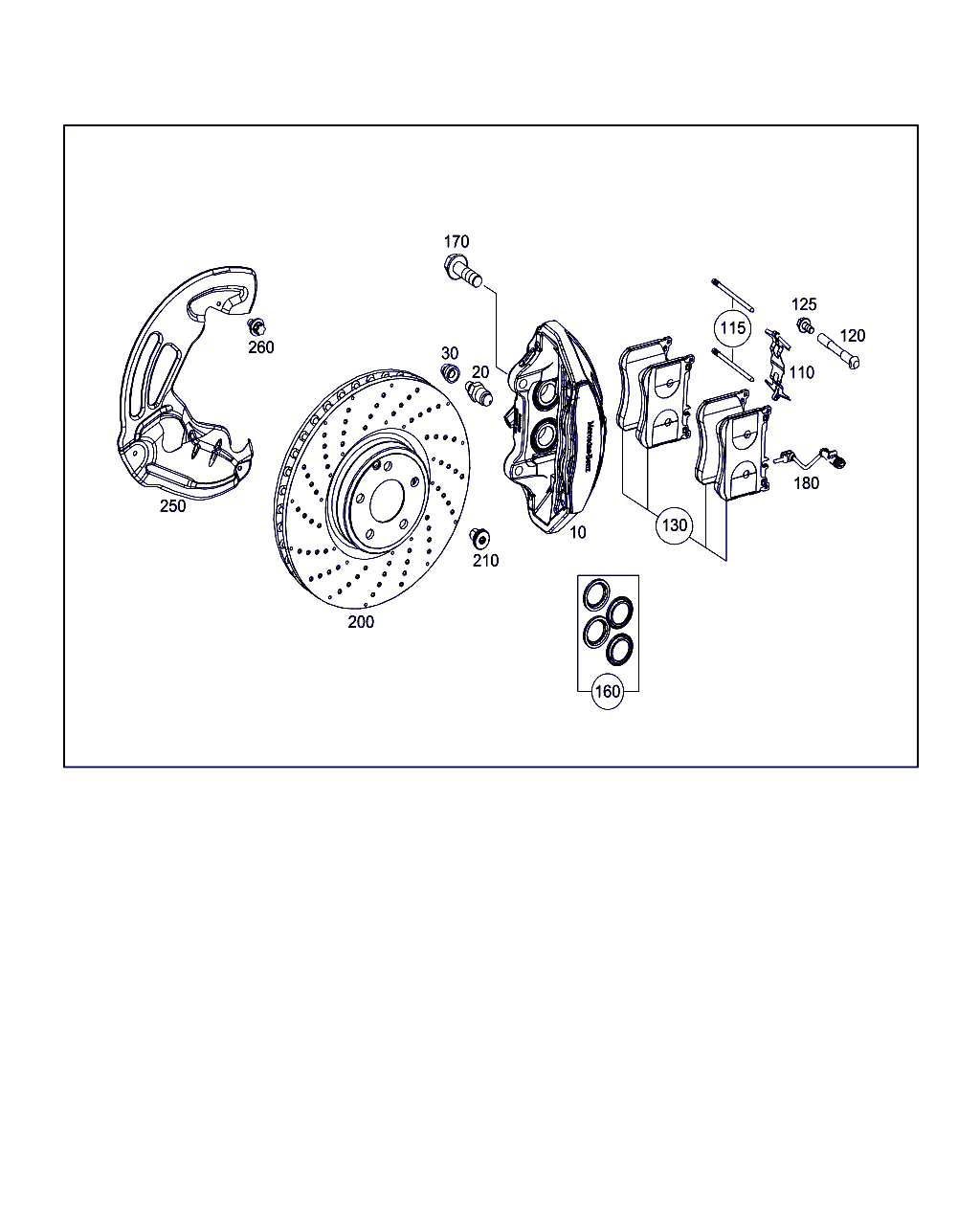 Mercedes-Benz A 008 420 01 20 - Тормозные колодки, дисковые, комплект autosila-amz.com