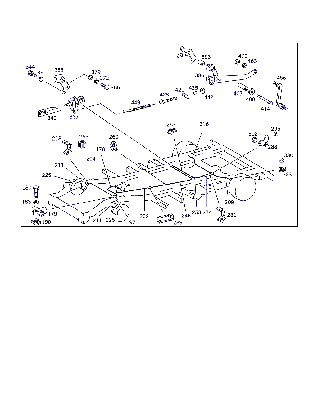 Mercedes-Benz A 123 428 05 35 - Тормозной шланг autosila-amz.com