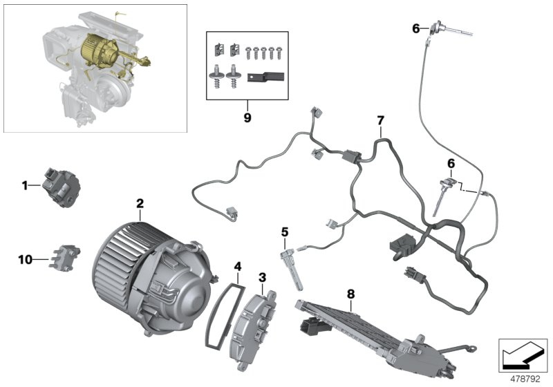 Mini 64119321034 - Элементы управления, кондиционер autosila-amz.com