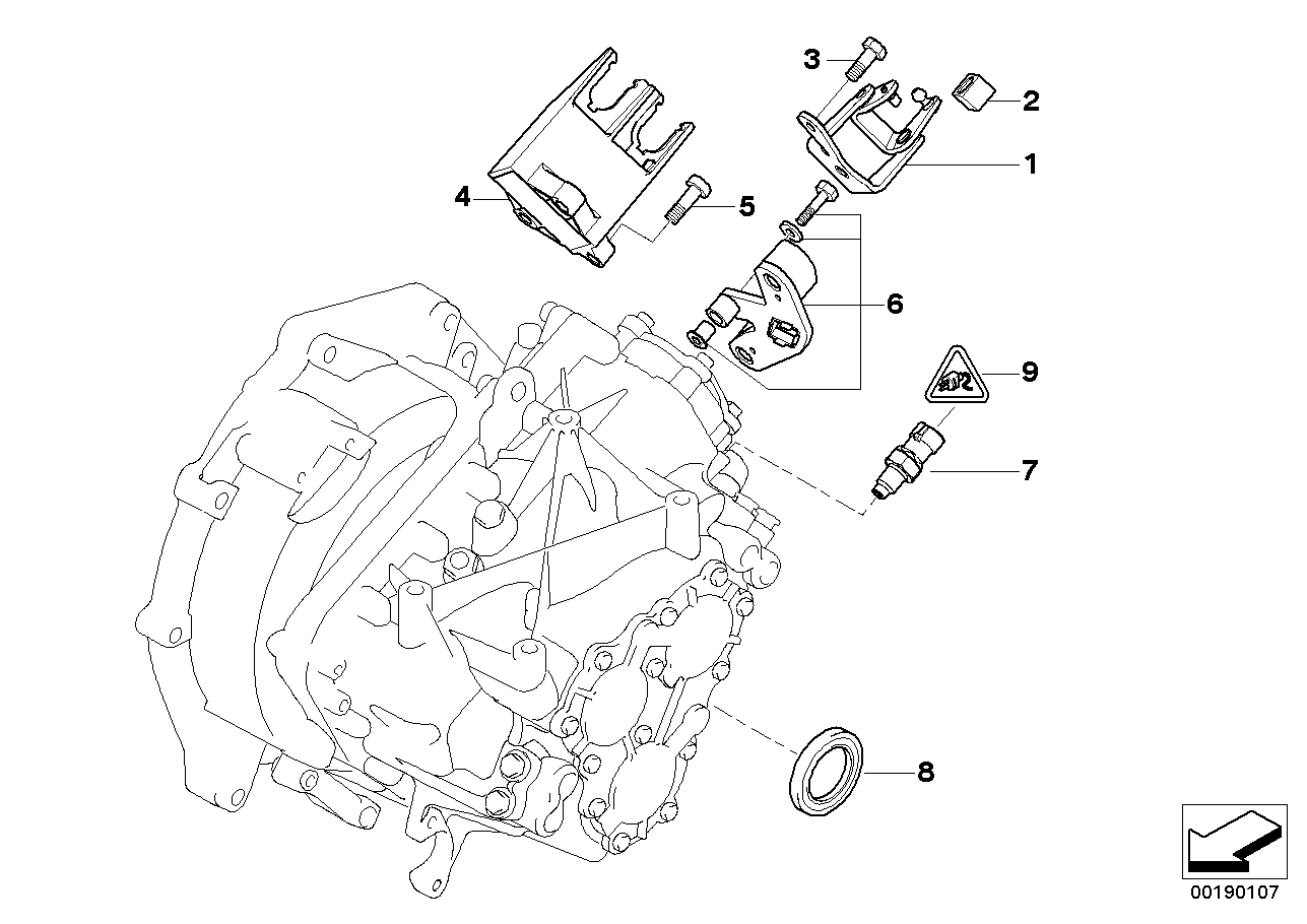 Mini 23 11 7 527 716 - Датчик, переключатель, фара заднего хода autosila-amz.com