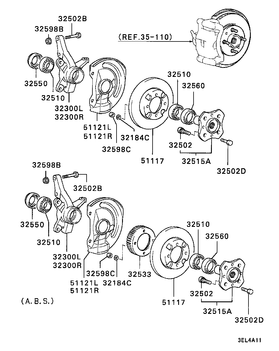 Proton MB366434 - Тормозной диск autosila-amz.com