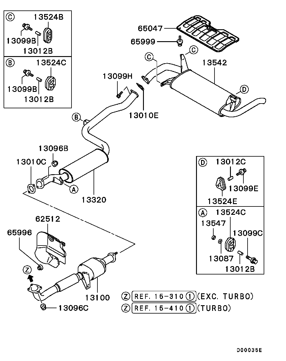 Mitsubishi M811925 - Болт, система выпуска autosila-amz.com