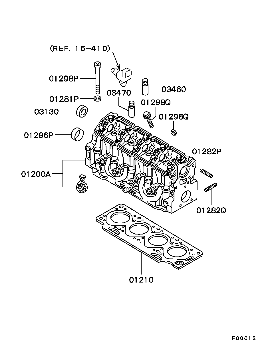 Mitsubishi MW30620669 - ПРОКЛАДКА ГБЦ autosila-amz.com