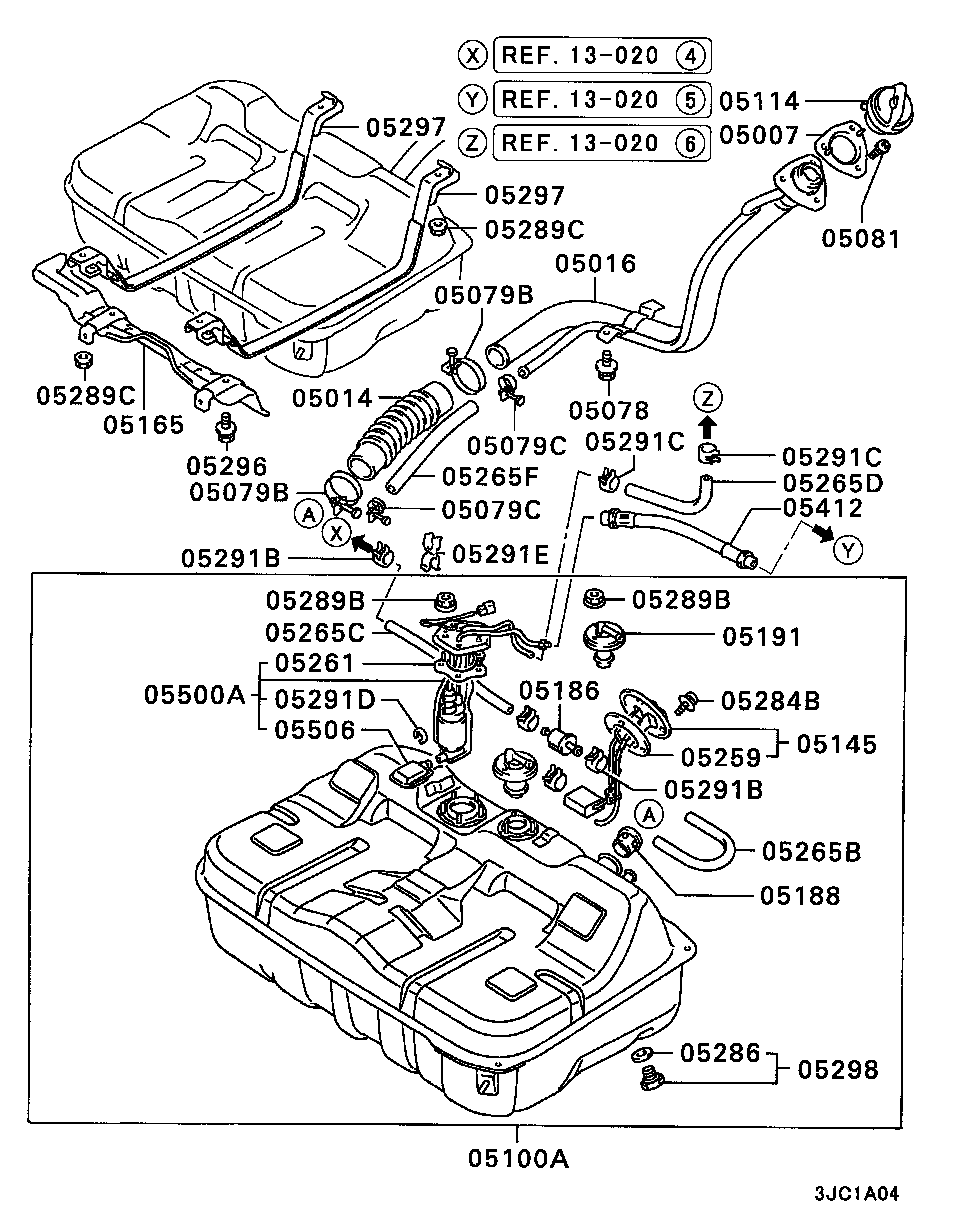 Jeep MB698623 - Топливный насос autosila-amz.com