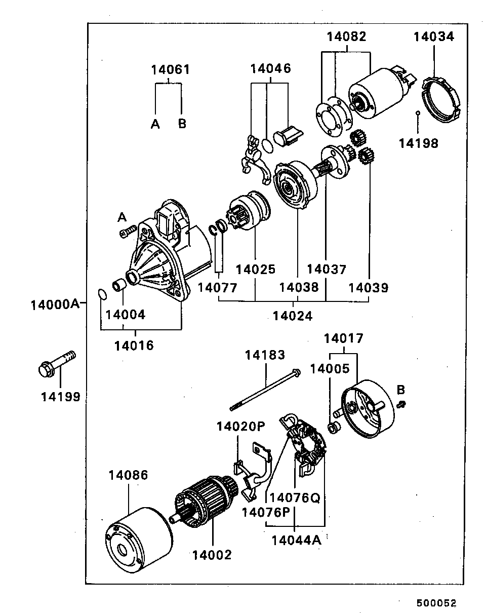 Mitsubishi MD60 7900 - SPRING,STARTER BRUSH autosila-amz.com