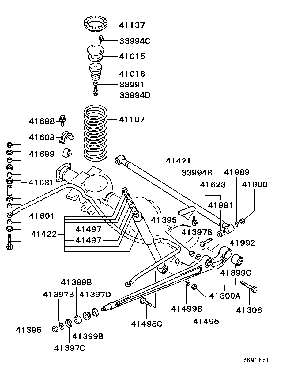 Mitsubishi MB663364 - Амортизатор autosila-amz.com