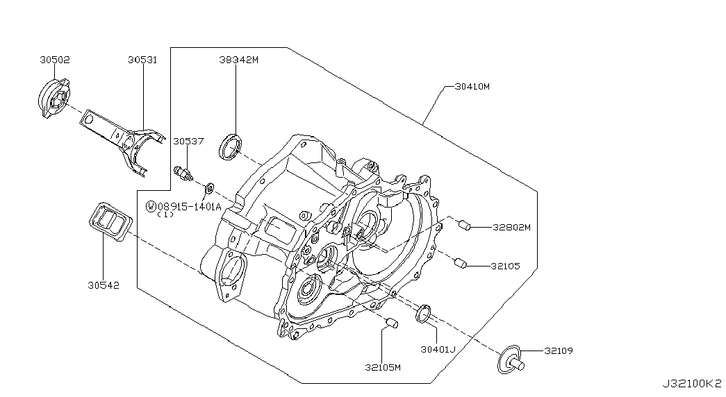 NISSAN 30502-1W716 - Выжимной подшипник сцепления autosila-amz.com