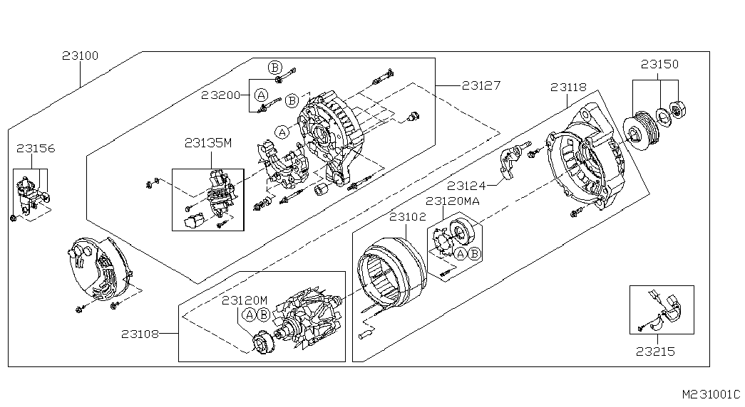 NISSAN 23156-0M800 - BOLT ASST-TERMINAL autosila-amz.com