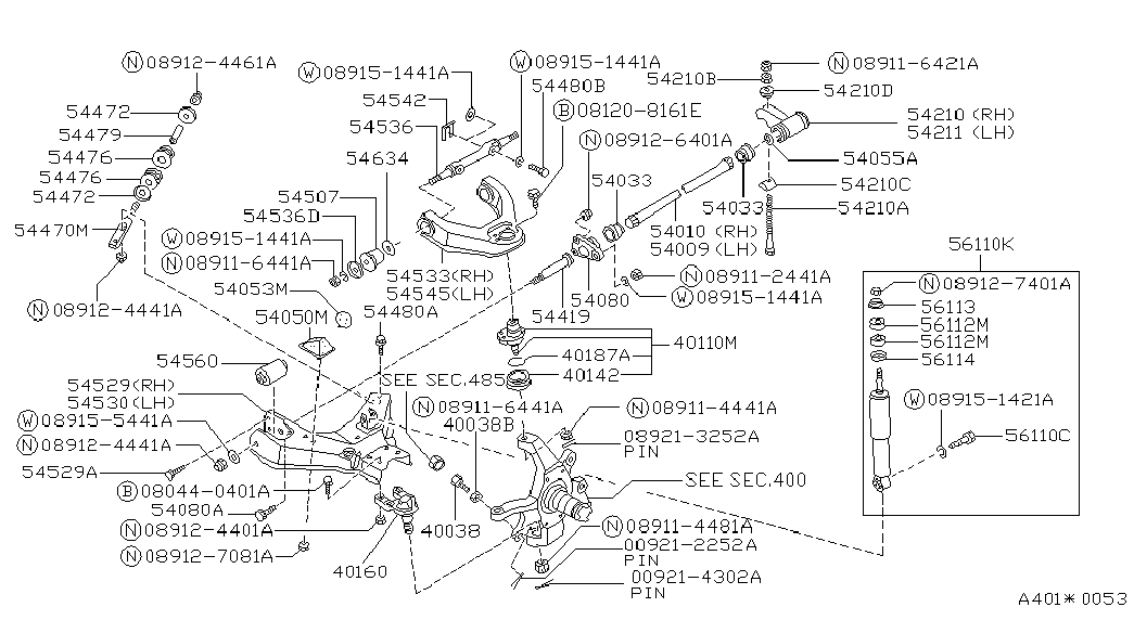 NISSAN 54479-50W00 - Втулка стабилизатора autosila-amz.com