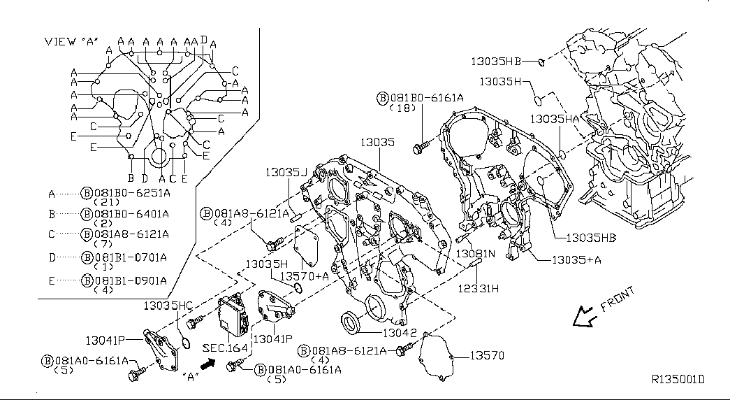 Infiniti 135107Y000 - Сальник кв пеpед autosila-amz.com