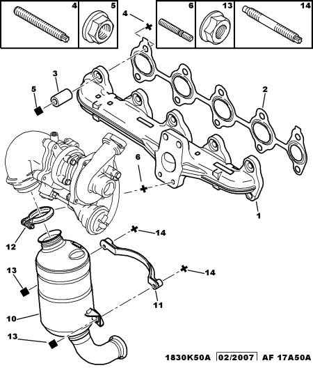 Talbot 1713 66 - Соединительные элементы, система выпуска autosila-amz.com