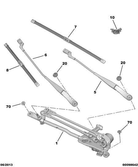 PEUGEOT (DF-PSA) 16 106 725 80 - Щетка стеклоочистителя левая autosila-amz.com