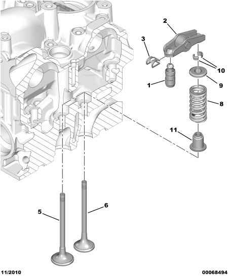 FORD 0948 E5 - Впускной клапан autosila-amz.com