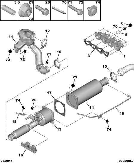 Talbot 1713 85 - Соединительные элементы, система выпуска autosila-amz.com