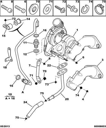 PEUGEOT (DF-PSA) 0375 A1 - Турбокомпрессор autosila-amz.com