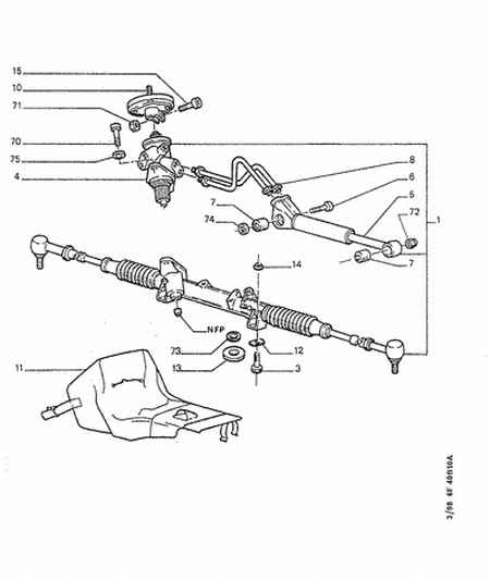 PEUGEOT (DF-PSA) 4000 Q9 - Рулевой механизм, рейка autosila-amz.com