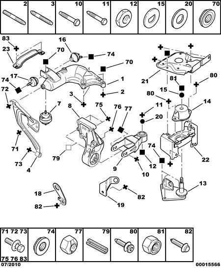 DS 1807 Z0 - ENGINE MOUNTING BRACKET; RIGHT autosila-amz.com