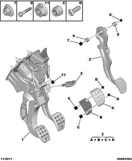 CITROËN 45 346 5 - Выключатель фонаря сигнала торможения autosila-amz.com