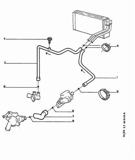 PEUGEOT 1351 04 - ENGINE WATER PIPE autosila-amz.com