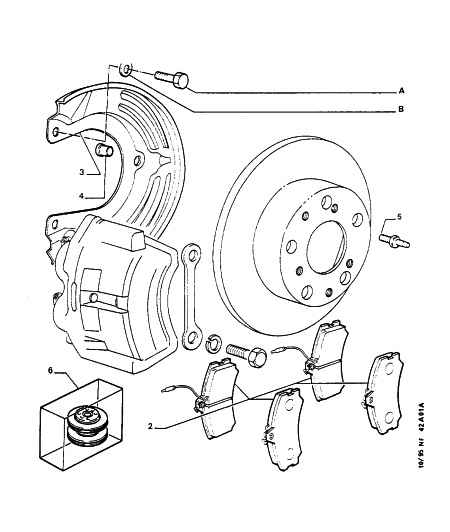 FIAT 4251 06 - Тормозные колодки, дисковые, комплект autosila-amz.com