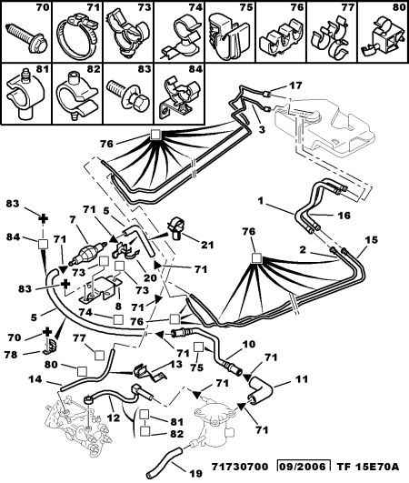 PEUGEOT 1579 73 - Топливный насос autosila-amz.com