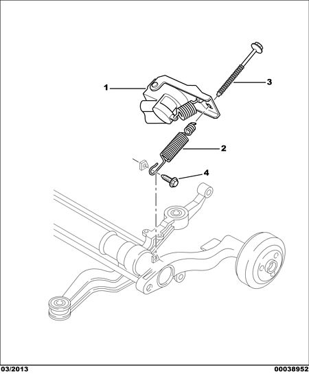 PEUGEOT (DF-PSA) 4861 73 - Регулятор тормозных сил autosila-amz.com