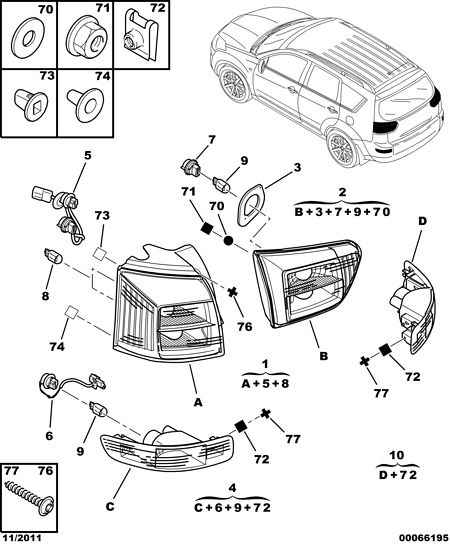 CITROËN 6216 E9 - Лампа накаливания, стояночные огни / габаритные фонари autosila-amz.com