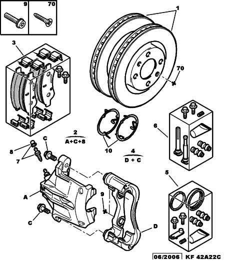 Opel 4252 76 - Тормозные колодки, дисковые, комплект autosila-amz.com