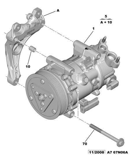 DS 6453 ZZ - Компрессор кондиционера autosila-amz.com